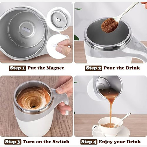🎄Christmas Sales 49% OFF-Automatic Magnetic Stirring Coffee Mug