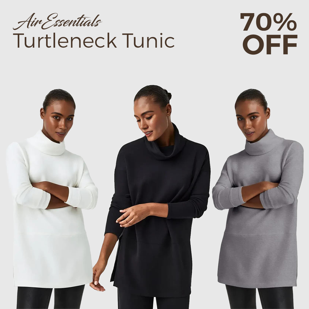 🔥Hot Sale 50% Off🔥AirEssentials Turtleneck Tunic