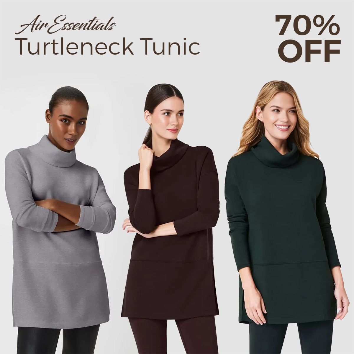 🔥Hot Sale 50% Off🔥AirEssentials Turtleneck Tunic