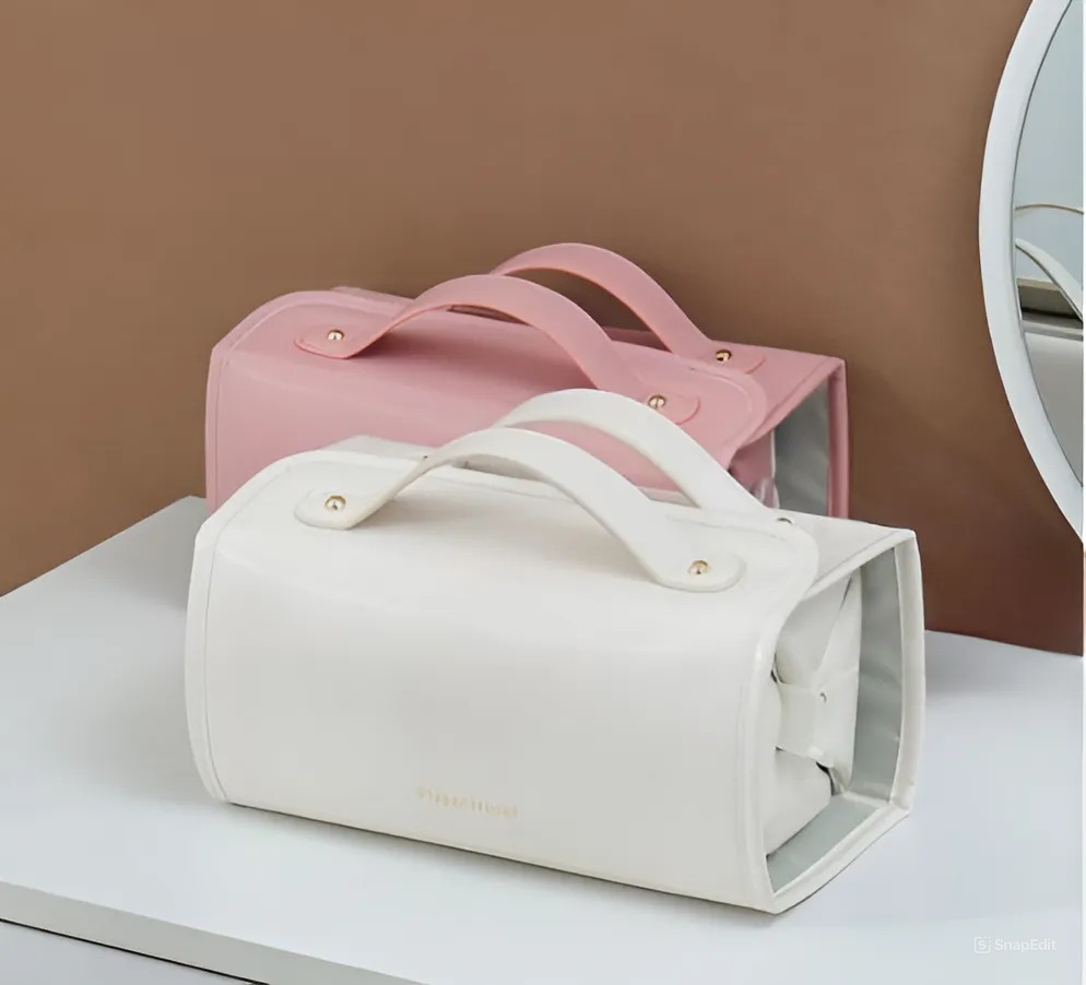 TODAY 49% OFF Leather Waterproof Cosmetic Bag