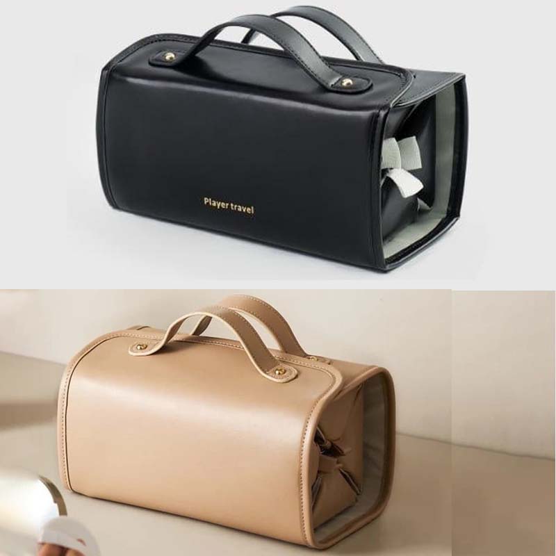 TODAY 49% OFF Leather Waterproof Cosmetic Bag